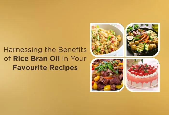 Recipes made with rice bran oil