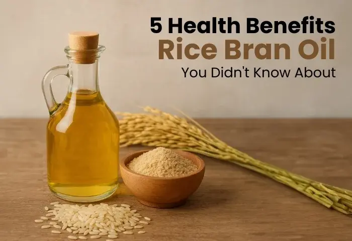 Health benefits of rice bran oil