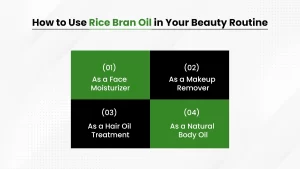 How to use rice bran oil in your beauty routine