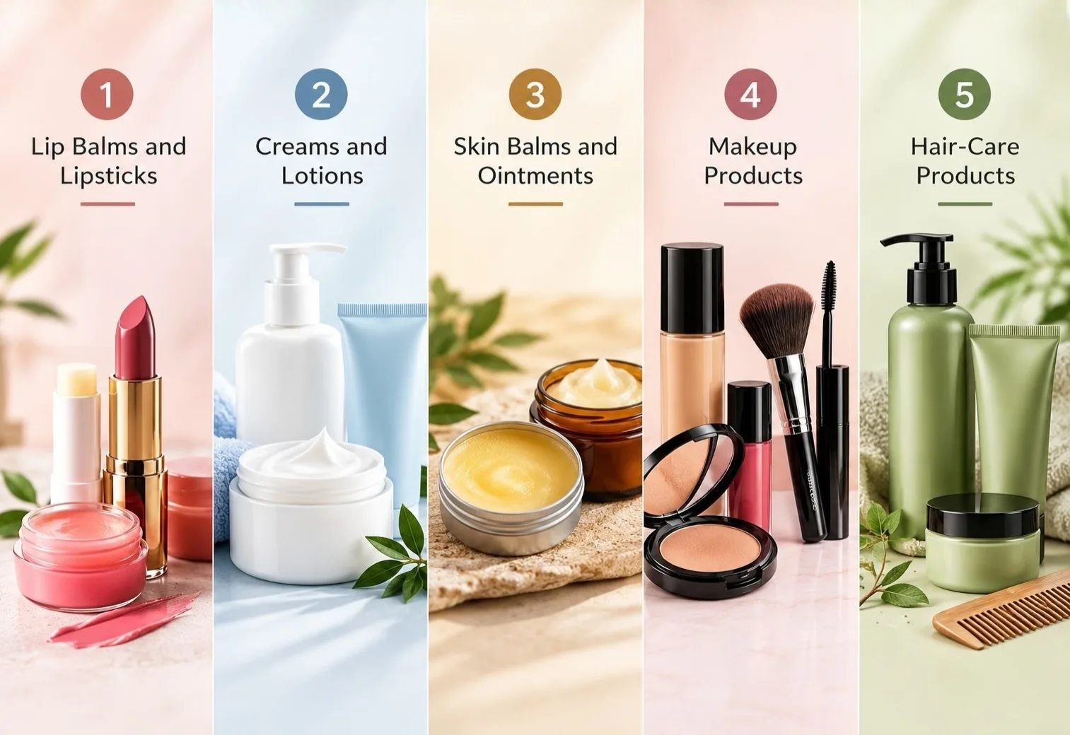 applications of rice bran wax in cosmetics and skincare